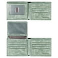 thumbnail image 1 of Wallet for Men RFID-Blocking Slim Front Pocket Bifold Mens Wallet Genuine Calfskin Leather with Flip Up 2 ID Window, Gifts for Men, 1 of 6