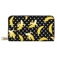 thumbnail image 1 of Wallet for Men Women - Banana Long Slim Card Holder Large Capacity Zip Coin Purse Travel Minimalist Wallet Women and Men, 1 of 7