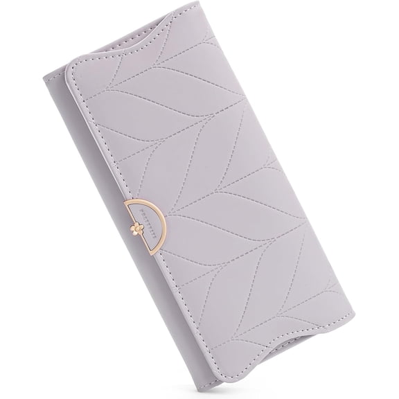 Wallet for Women Trifold Womens' RFID Blocking Wallet Card Holder Purse Clutch with Zipper Coin Pocket