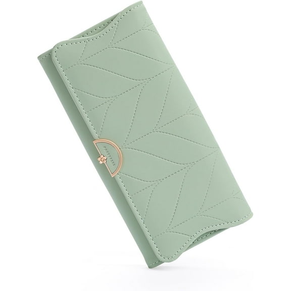 Wallet for Women Trifold Womens' RFID Blocking Wallet Card Holder Purse Clutch with Zipper Coin Pocket
