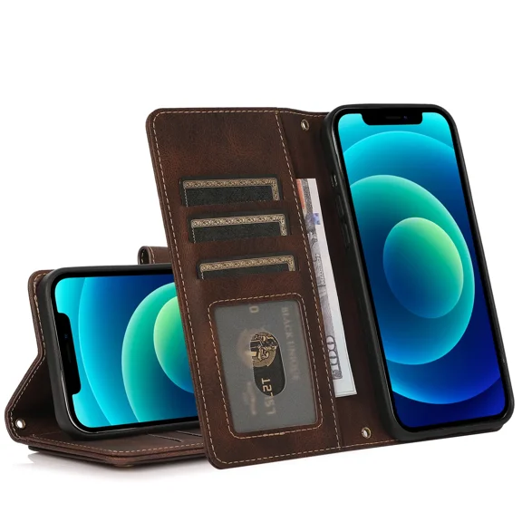 Wallet leather case suitable for Redmi NOTE 11 leather wallet phone case, with card holder and wristband magnetic flip PU bracket