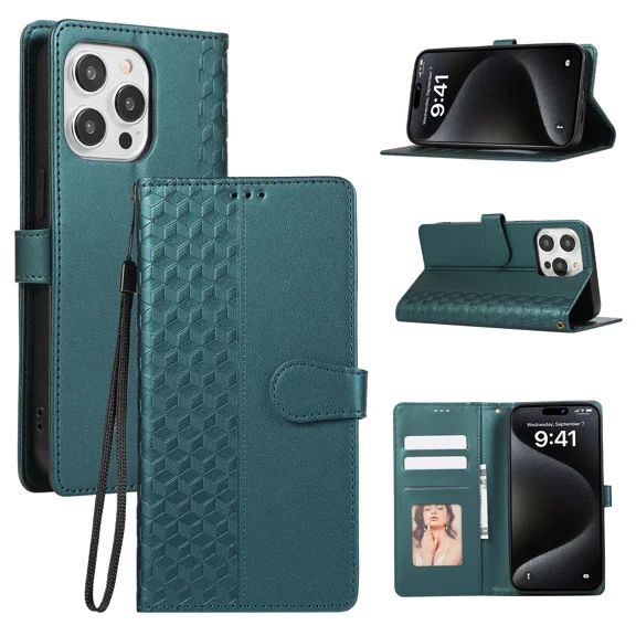 Wallet phone case OPPO RENO 12 5G PU leather flap with card slot, strong magnetic split phone case