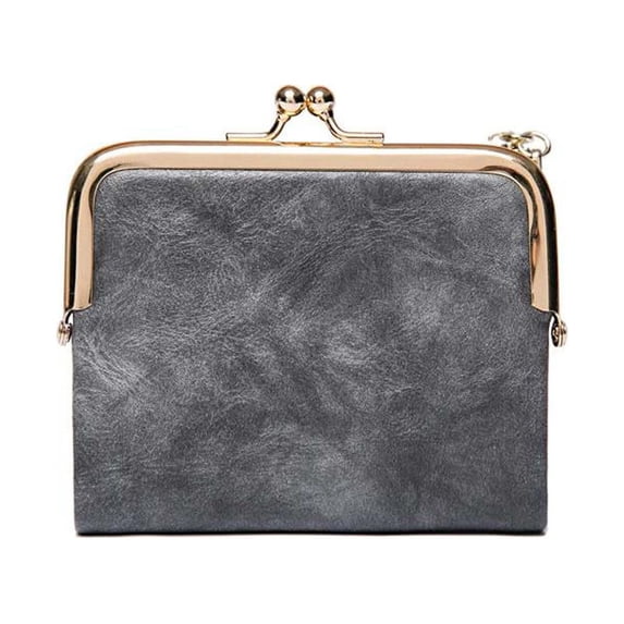 Wallets Mini Fashion Women's Clip Style Wallet Retro Multi Functional Folding Wallet Card Bag