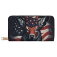 thumbnail image 1 of Wallets for Men With Money Clip, Modern USA Deer Head Mens Wallet With Credit Card Holder Gifts for Men, 1 of 7