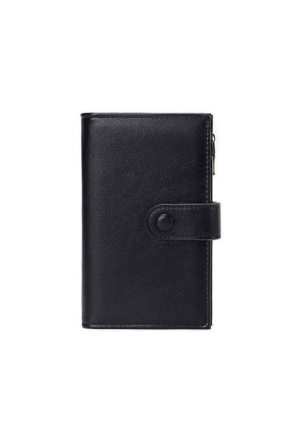 Wallets for Women Clutches Wallet with Rfids Blocking Trifold Credit Card Holder with Clear Window Ladies Wallet