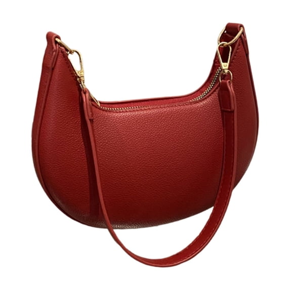 Wallets for Women - PU Leather Shoulder Bag with Adjustable Strap, 21.5 x 17.5 x 6 cm, for Work and Travel