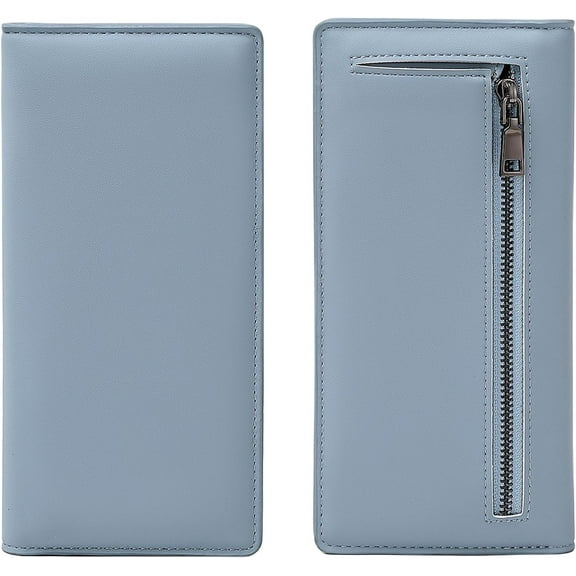 Wallets for Women Slim Thin Soft Leather RFID Blocking Credit Card Holder Bifold Long Ladies Wallet Clutch