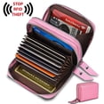 thumbnail image 1 of Wallets for women,genuine leather wallets, rfid wallets, 1 of 6