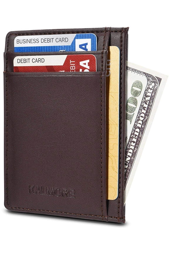 Wallets for women,genuine leather womens wallets,Slim Wallet Front Pocket Thin Wallet Minimalist Wallet Money Clip RFID Blocking