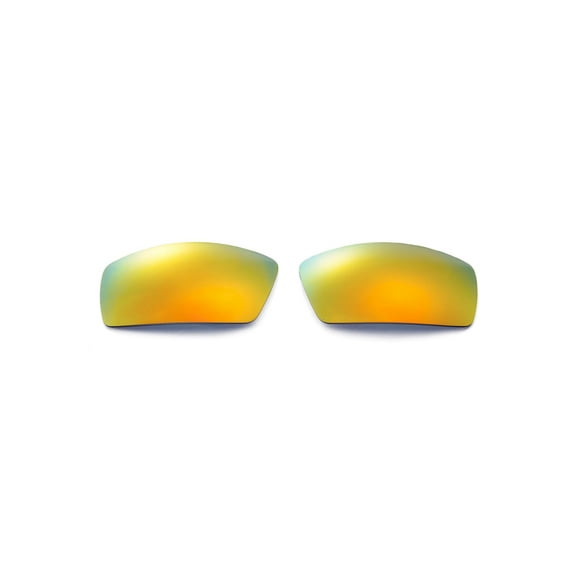 Walleva 24K Gold Polarized Replacement Lenses for Oakley Canteen Sunglasses(2013&before)
