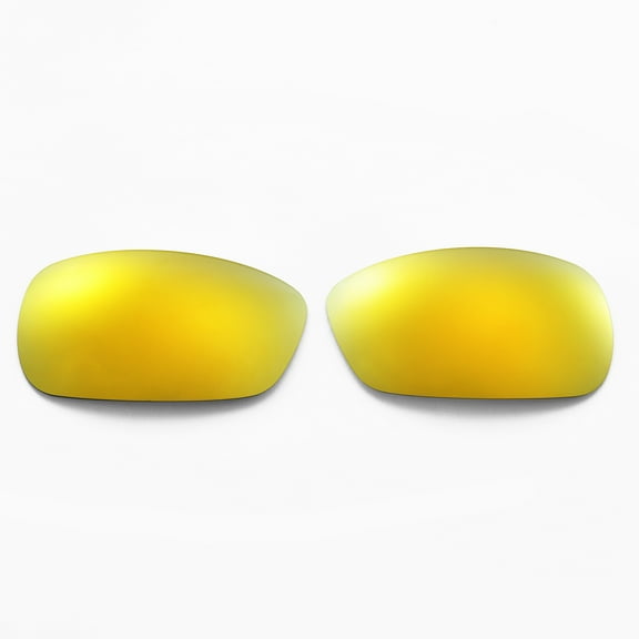 Walleva 24K Gold Polarized Replacement Lenses for Oakley Crosshair 2.0  (OO4044 Series) Sunglasses