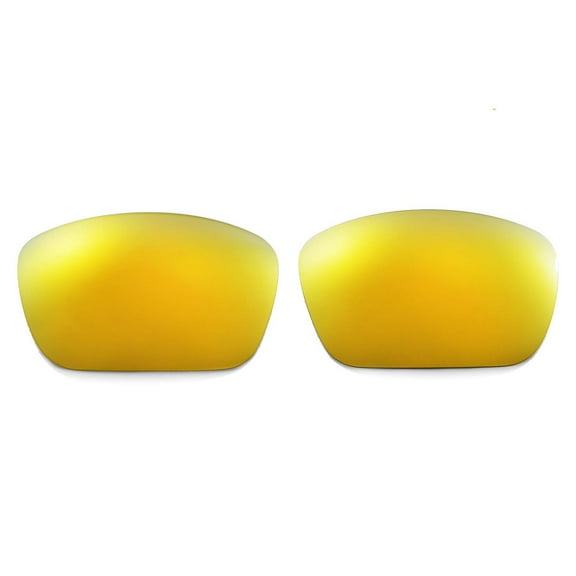 Walleva 24K Gold Polarized Replacement Lenses for Oakley Fuel Cell Sunglasses