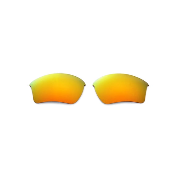 Walleva 24K Gold Polarized Replacement Lenses for Oakley Half Jacket 2.0 XL OO9154 Sunglasses