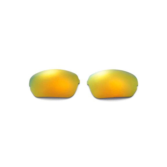 Walleva 24K Gold Polarized Replacement Lenses for Oakley Half X Sunglasses