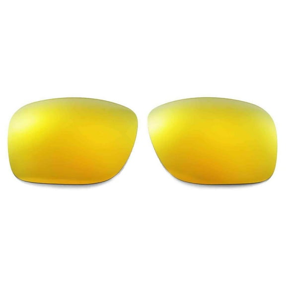 Walleva 24K Gold Polarized Replacement Lenses for Oakley Holbrook Sunglasses