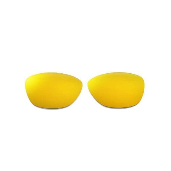 Walleva 24K Gold Polarized Replacement Lenses for Oakley Jupiter Sunglasses