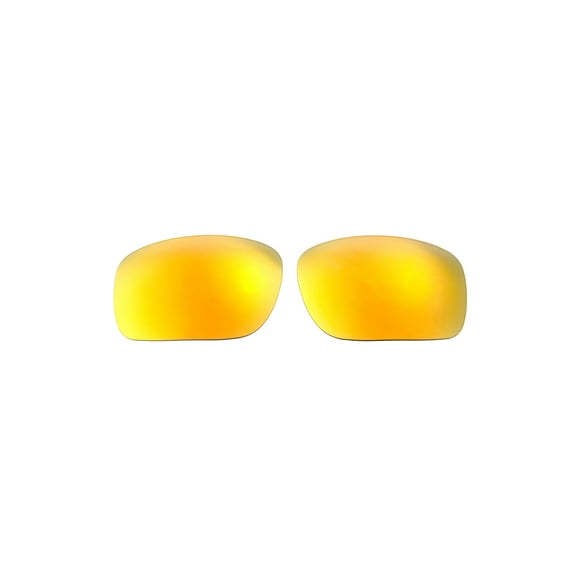 Walleva 24K Gold Polarized Replacement Lenses for Oakley Shocktube Sunglasses