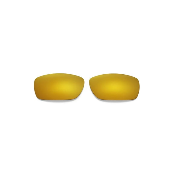 Walleva 24K Gold Polarized Replacement Lenses for Oakley Tinfoil OO4083 Sunglasses