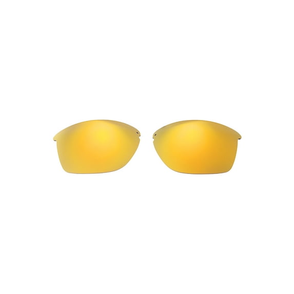 Walleva 24K Gold Polarized Replacement Lenses for Oakley Unstoppable Sunglasses