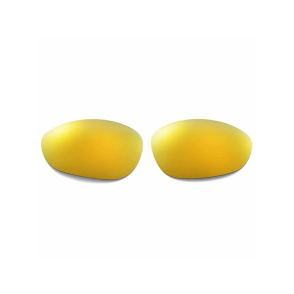 Walleva 24K Gold Polarized Replacement Lenses for Oakley X Metal XX Sunglasses