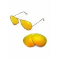 thumbnail image 1 of Walleva 24K Gold Polarized Replacement Lenses for Ray-Ban Aviator Large Metal RB3025 62mm Sunglasses, 1 of 7