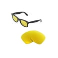 thumbnail image 1 of Walleva 24K Gold Polarized Replacement Lenses for Ray-Ban RB2140 50mm Sunglasses, 1 of 7