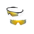 thumbnail image 1 of Walleva 24K Gold Polarized Vented Replacement Lenses For Oakley M Frame Hybrid Sunglasses, 1 of 8