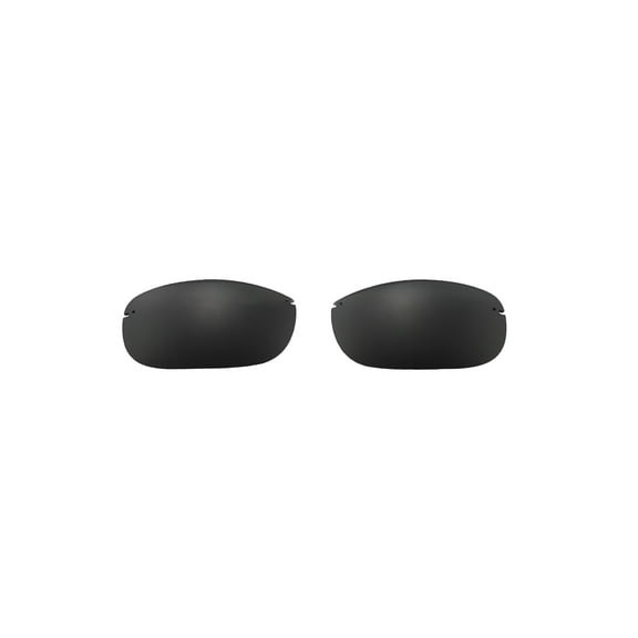 Walleva Black ISARC Polarized Replacement Lenses for Maui Jim Makaha Sunglasses