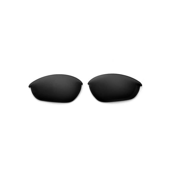 Walleva Black ISARC Polarized Replacement Lenses for Oakley Half Jacket Sunglasses