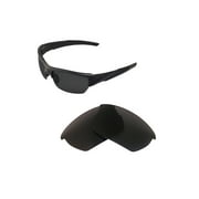 Walleva Black ISARC Polarized Replacement Lenses for Wiley X Valor Sunglasses