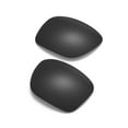 thumbnail image 1 of Walleva Black Mr. Shield Polarized Replacement Lenses for Oakley Holbrook Sunglasses, 1 of 7