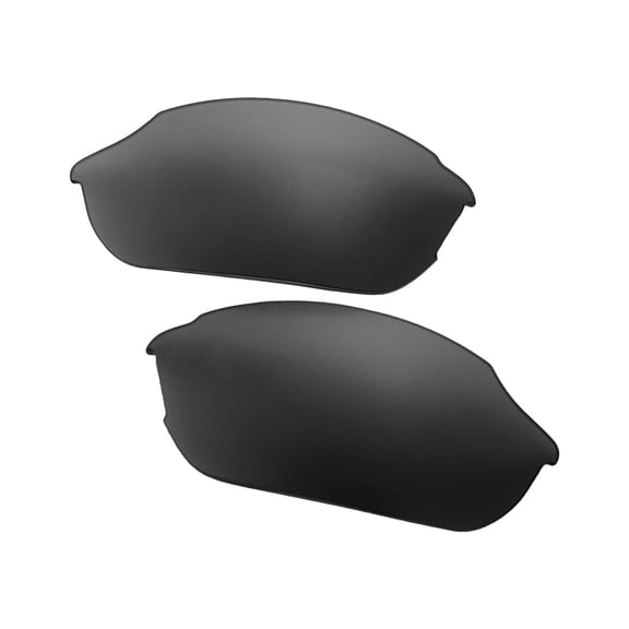 Walleva Black Mr.Shield Polarized Replacement Lenses for Smith Optics Parallel Sunglasses