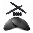 thumbnail image 1 of Walleva Black Polarized Replacement Lenses And Black Rubber Kit(Earsocks+Temple Socks) for Okaley Penny Sunglasses, 1 of 5