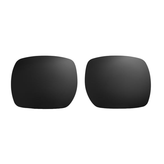 Walleva Black Polarized Replacement Lenses For Ray-Ban RB1971 Square 54mm Sunglasses