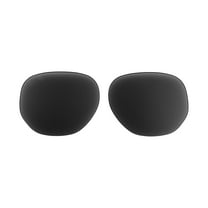 Walleva Black Polarized Replacement Lenses For Ray-Ban RB3548N 54mm Sunglasses