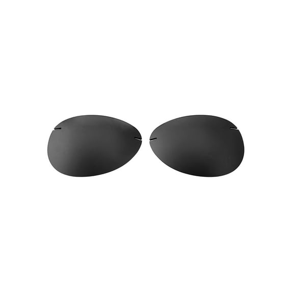Walleva Black Polarized Replacement Lenses for Maui Jim Sugar Beach Sunglasses