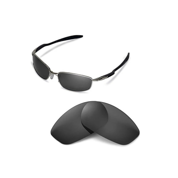 Walleva Black Polarized Replacement Lenses for Oakley Blender Sunglasses
