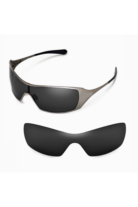 Black Polarized Replacement Lenses for Oakley Dart Sunglasses