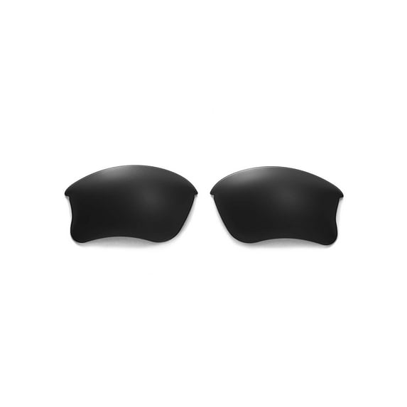 Walleva Black Polarized Replacement Lenses for Oakley Flak Jacket XLJ Sunglasses
