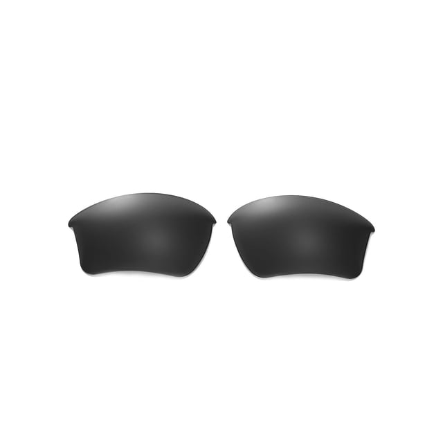 Walleva Black Polarized Replacement Lenses for Oakley Half Jacket 2.0 XL OO9154 Sunglasses