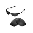 thumbnail image 1 of Walleva Black Polarized Replacement Lenses for Oakley Half Wire XL Sunglasses, 1 of 5