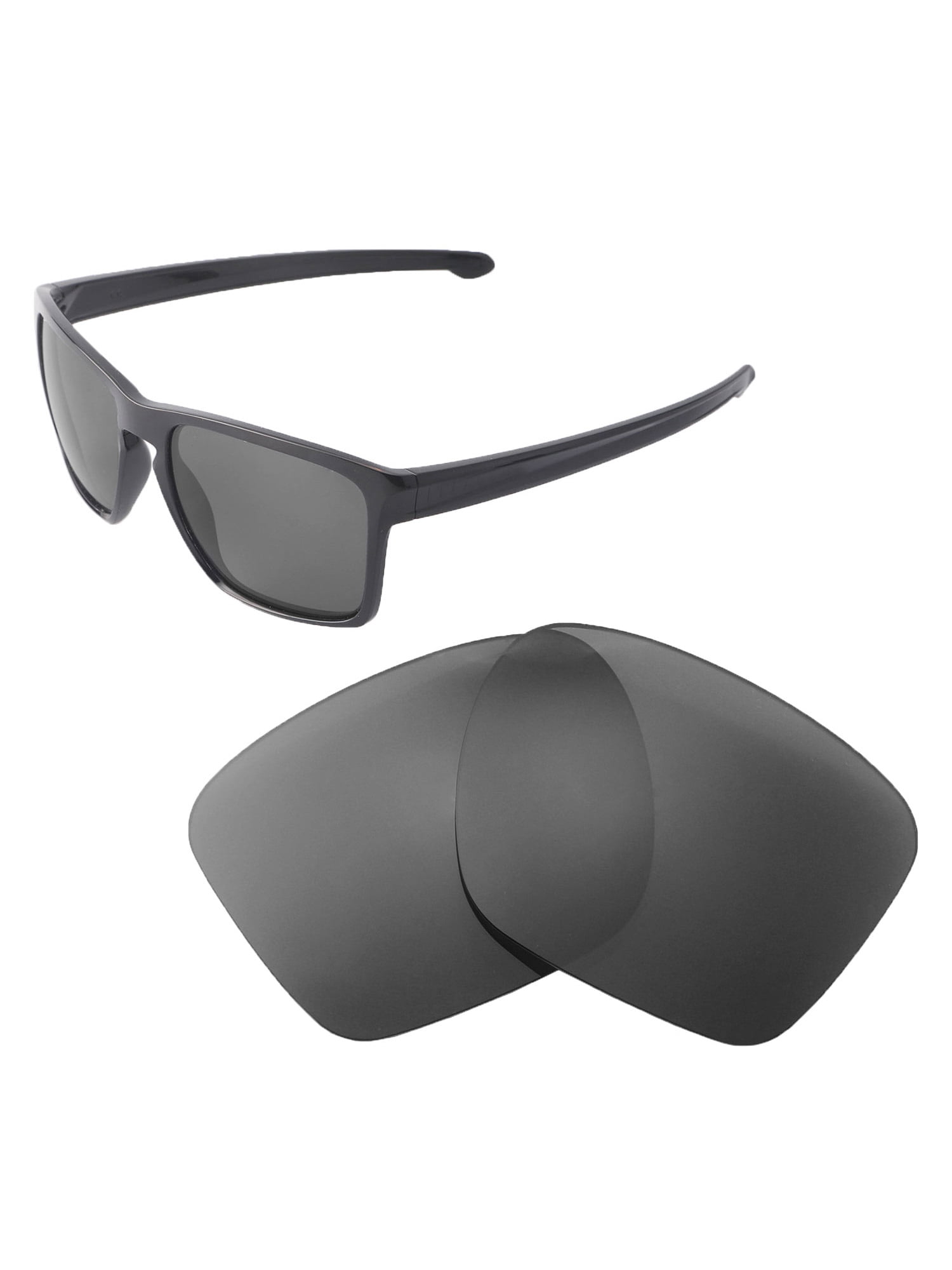 Walleva Black Polarized Replacement Lenses for Oakley Sliver XL Sunglasses Walmart