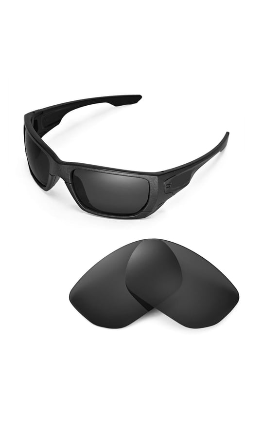 Black Polarized Replacement Lenses for Oakley Style Switch Sunglasses