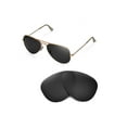 thumbnail image 1 of Walleva Black Polarized Replacement Lenses for Ray-Ban Aviator Large Metal RB3025 58mm Sunglasses, 1 of 6