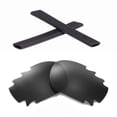 thumbnail image 1 of Walleva Black Polarized Vented Lenses And Black Earsocks for Okaley Jawbone, 1 of 4