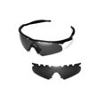 thumbnail image 1 of Walleva Black Polarized Vented Replacement Lenses For Oakley M Frame Hybrid Sunglasses, 1 of 7