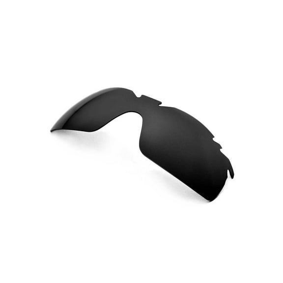 Walleva Black Polarized Vented Replacement Lenses for Oakley RadarLock XL Sunglasses