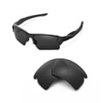 thumbnail image 1 of Walleva Black Replacement Lenses for Oakley Flak 2.0 XL Sunglasses, 1 of 7