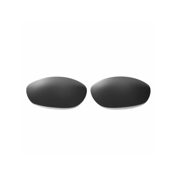 Walleva Black Replacement Lenses for Oakley Monster Dog Sunglasses