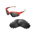 thumbnail image 1 of Walleva Black Vented Replacement Lenses for Oakley Racing Jacket Sunglasses, 1 of 5